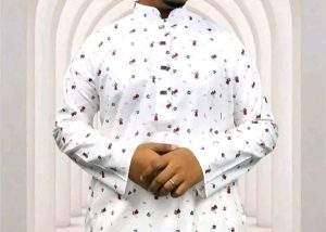 Cotton Panjabi White - Image 2