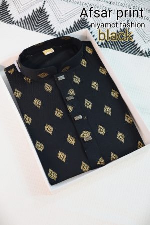 Afsan print. black - Image 2