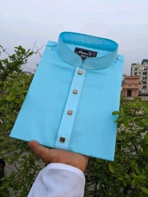 100% suti patla akashi kalar panjabi