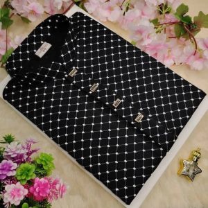Tencil cotton guri print