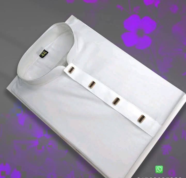 100% suti patla white colour   panjabi