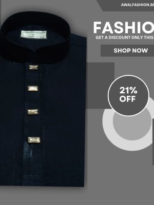 100% suti Patla Punjabi black colour